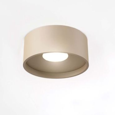 Artdelight Oran - plafonnier - Ø 12 x 5 cm - 10W LED dimmable inclus - IP54 - noir