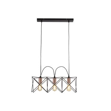 Searchlight Anthea - lampe suspendue - 55 x 19 x 146 cm - noir