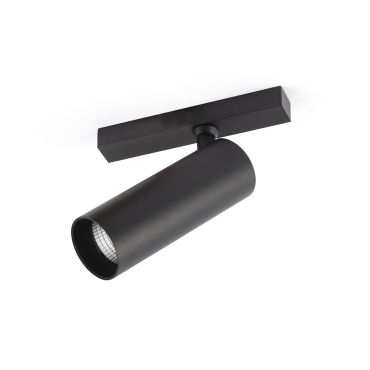Faro Neso Slim Hole - spot pour rail magnétique - 5 x 14 x 8,3 cm - LED 10W incl. - noir