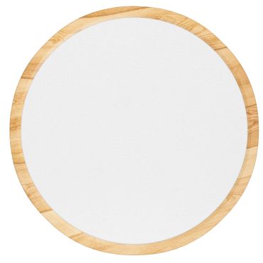 ETH Ruby - plafonnier - Ø 30 x 2,4 cm - 3 niveaux dimmables - 24 LED inclus - IP44 - bois