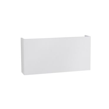 Nova Luce Mile - applique d'extérieur - 18 x 3,5 x 9 cm - 2 x 5W LED inclus - IP54 - blanc