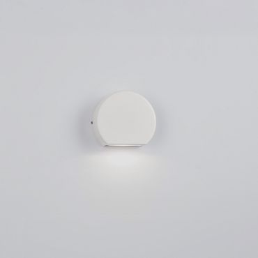 Nova Luce Sango - applique murale extérieure - 10 x 8,5 x 3,5 cm - 4W LED inclus - IP54 - blanc sablé