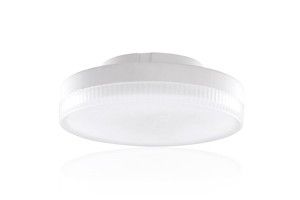 Ampoule LED intégrée - Ø 7,5 x 2,5 cm - GX53 - 5W non-dimmersible - 2700K - blanc