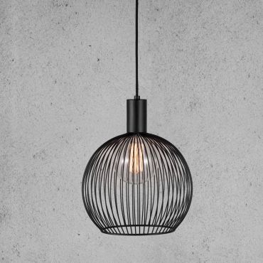 Design for the People Aver 30 - lampe suspendue - Ø 30 x 342,35 cm - noir