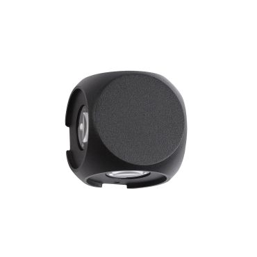 Nova Luce Zari - applique d'extérieur - 5,5 x 6,5 x 6,5 cm - 4 x 1W LED inclus - IP54 - noir