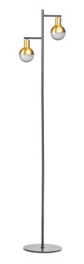 ETH Drop - lampadaire - Ø 10 x 152 cm - noir et or