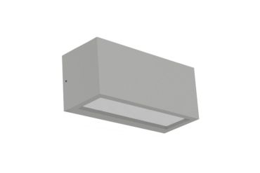 Century Italia Reverso - applique d'extérieur - 10 x 11 x 25 cm - IP65 - gris