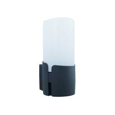 Nova Luce Pyro - applique d'extérieur - 10 x 13 x 21 cm - IP54 - gris foncé