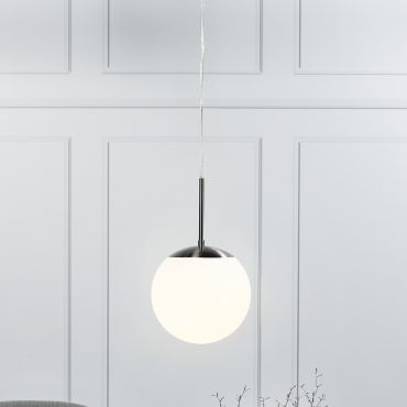 Nordlux Cafe - lampe suspendue - Ø 20 x 213 cm - blanc opale