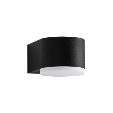 Nova Luce Nus - applique d'extérieur - 9 x 13,2 x 6,9 cm - 4W LED inclus - IP54 - noir