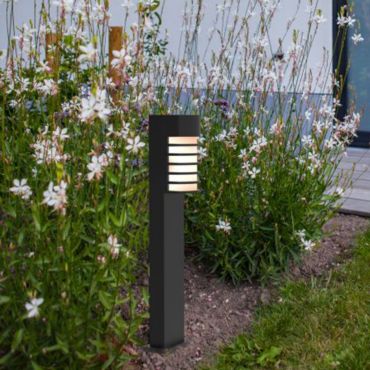 Lutec Fulton - poteau de jardin - 16 x 17 x 75 cm - IP54 - noir