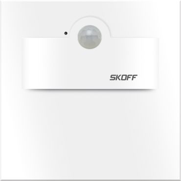 Skoff Tango Short LED - applique encastrée avec détecteur de mouvement - 73 x 73 mm - 230V - blanc - 3000K