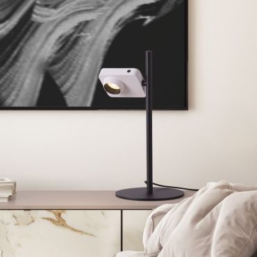 Nova Luce Kedros - lampe à poser - 22 x 46 x 27 cm - 9W dimmable  LED inclus - blanc