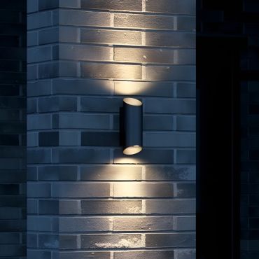 Nordlux Nico - applique murale extérieure - 9,5 x 7,7 x 23,5 cm - IP54 - noir