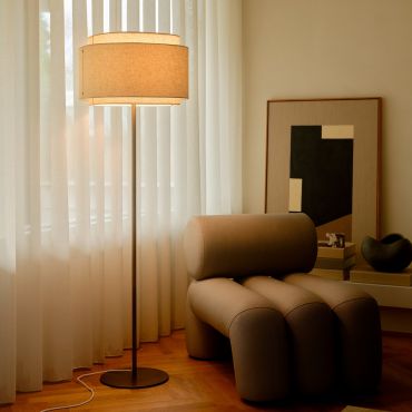 Design For The People Takai - lampadaire - Ø 45 x 150 cm - beige