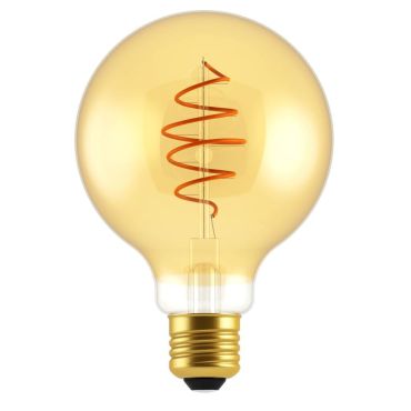 Nordlux Lampe à incandescence LED - Ø 12,5 x 17,8 cm - E27 - 5W dimmable - 2200K - ambre