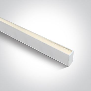 ONE Light LED Profils linéaires Medium - 7 x 3,5 cm - 150 cm de longueur - 50W LED inclus - blanc