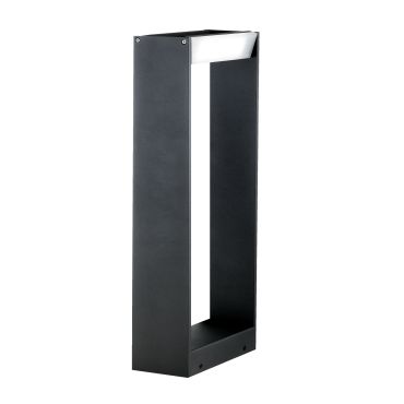 Nova Luce Twin - lampe de jardin - 60 cm - 2 x 5W LED inclus - IP54 - gris foncé