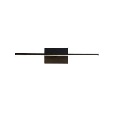 Searchlight Amalfi - applique murale - 41 x 8 cm - 7W LED inclus - IP44 - noir mat