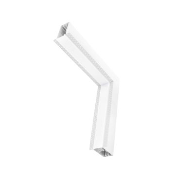 Nova Luce Gaga - profilé lumineux linéaire à encastrer - 34,5 x 3,8 x 7 cm - 20W LED inclus - blanc - couleur de lumière blanche