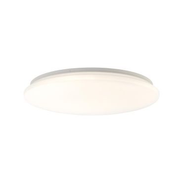 Brilliant Farica Starry - plafonnier avec télécommande - Ø 50 x 8 cm - 36W LED dimmable inclus avec couleur de lumière réglable - blanc
