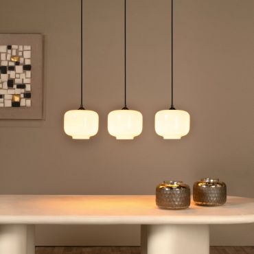 Lucide Medine - lampe suspendue - 90 x 25 x 159,7 cm - blanc
