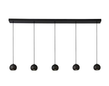 Searchlight Eindhoven - lampe suspendue - 160 x 12 x 200 cm - noir sable