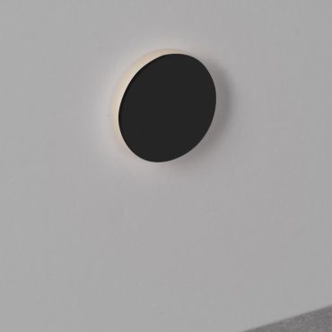 Nova Luce Compo - applique encastrée - Ø 5 x 9 cm - 1W LED inclus - IP67 - noir sablé