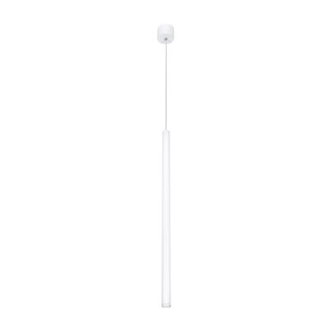 Nova Luce Ultrathin - lampe suspendue - Ø 2,5 x 150 cm - 3W LED inclus - blanc