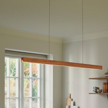 Nordlux Ilgas - lampe suspendue - 115 x 200 x 4,4 cm - 47W LED dimmable inclus - bois