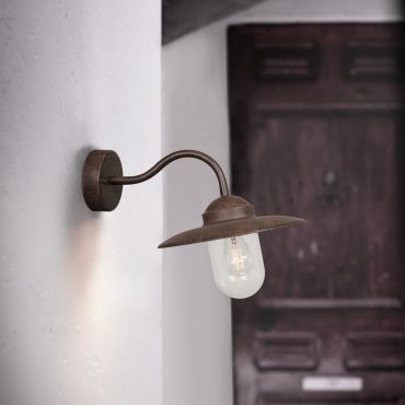 Nordlux Luxembourg - applique d'extérieur - 27,5 x 27 cm - IP54 - rouille
