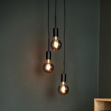 Nordlux Paco - lampe suspendue - Ø 22,6 x 217,3 cm - noir