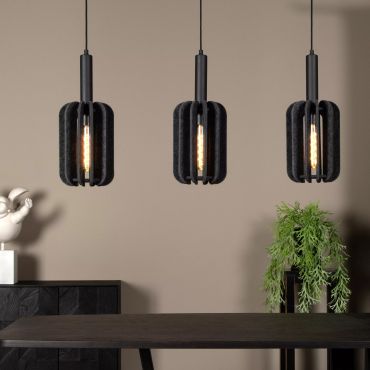 Lucide Rafal - lampe suspendue - 98 x 20 x 183 cm - gris