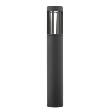 MODÈLE D’EXPOSITION - Nova Luce Devora - lampe de jardin - Ø 11 x 65 cm - 8W LED inclus - IP54 - gris foncé