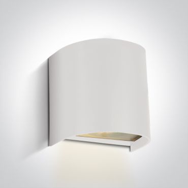 ONE Light GU10 Outdoor Cylinder Lights - applique murale extérieure - 11 x 8,3 x 11 cm - IP65 - blanc
