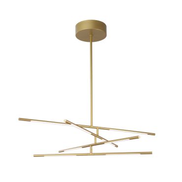 Nova Luce Raccio - lampe suspendue - 84 x 80 x 81 cm - 40W LED dimmable inclus - laiton doré