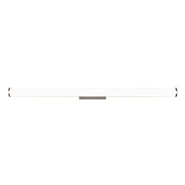 Searchlight Veritas - applique/plafonnier - 90 x 5 cm - 18W LED inclus - IP44 - chrome et opale