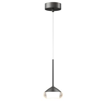 Artdelight Phoenix - lampe suspendue - Ø 11,6 x 208,2 cm - 7W dimmable led inclus - gris mat