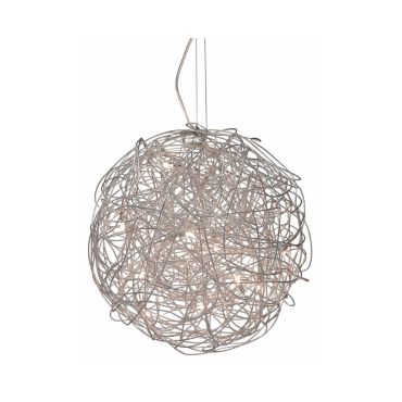 Artdelight Draga - lampe suspendue - Ø 35 cm - 7 x 14W halogène inclus - acier mat