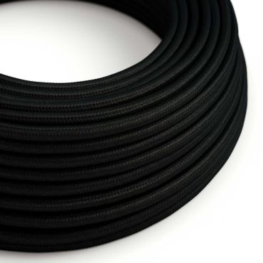 Creative Cables - cordon textile - par 100 cm - noir