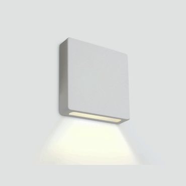 ONE Light Dark Light Step Series - applique encastrée - 5 x 4 x 5 cm - 2W LED dimmable inclus - IP65 - blanc