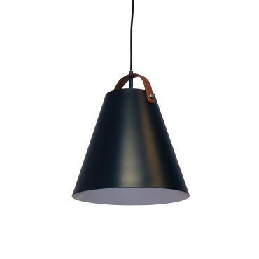 Artdelight Burano - lampe suspendue - Ø 35 x 150 cm - noir