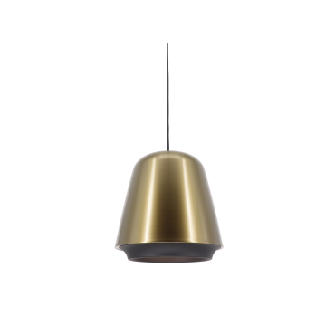 Artdelight Santiago - lampe suspendue - Ø 35 x 190,5 cm - bronze et noir
