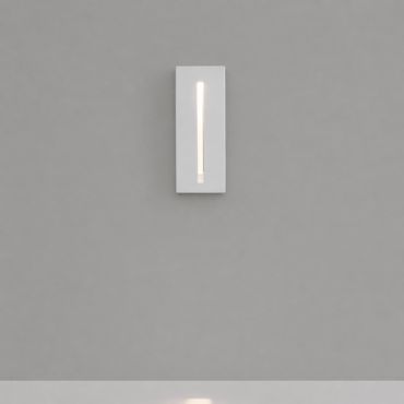 Nova Luce Aizen - applique encastrée - 5 x 13,5 x 6,5 cm - 3W LED inclus - IP65 - blanc sablé
