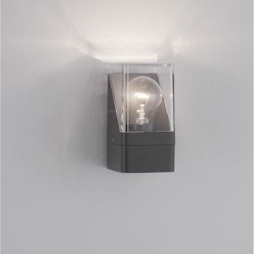 Nova Luce Selena - applique murale extérieure - 8,5 x 16  x 9,8 cm - IP65 - anthracite foncé