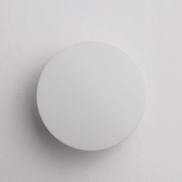 Nova Luce Copper - applique murale extérieure - Ø 13,5 x 4 cm - 7W LED inclus - IP65 - blanc