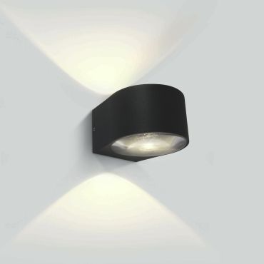 ONE Light Appliques intérieures/extérieures - plafonnier/applique extérieure - 12,2 x 10,7 x 7,6 cm - 2 x 6W LED inclus - IP65 - anthracite