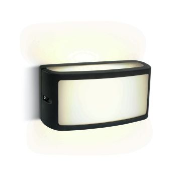 ONE Light Outdoor Wall Up &amp; Down Lights - applique murale extérieure - 22 x 6,5 x 10,8 cm - 10W LED inclus - IP54 - anthracite