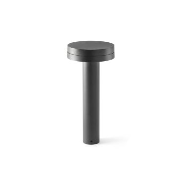Faro Espot - lampe de jardin - Ø 16 x 35 cm - 9W LED inclus - IP65 - gris foncé