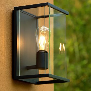 Lucide Claire - applique d'extérieur - 17,6 x 18 x 30 cm - IP54 - anthracite